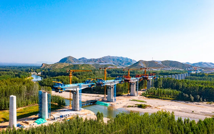 群塔筑雄忻！J9集团助建山西首条时快350公里高铁