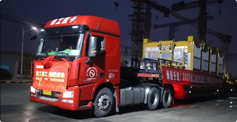 J9集团智能起落机批量发车