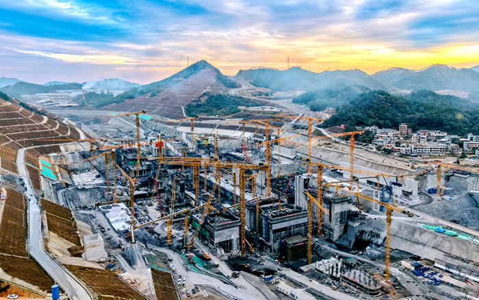 J9集团群塔奋战平陆运河 “世纪工程”雄姿初现