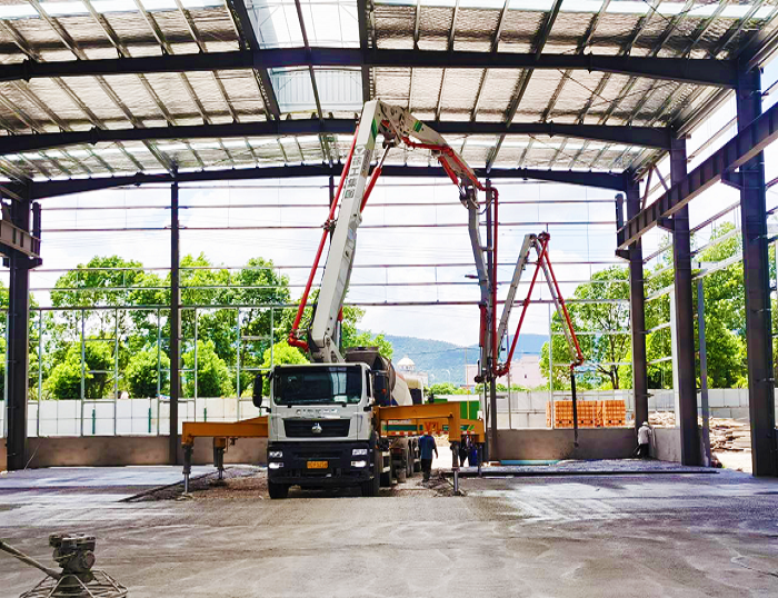 钢铁脊梁！J9集团HB37米泵车显实力 ！