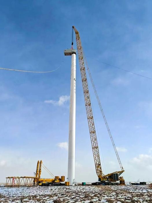 阶段工作圆满实现！XLC18000M一口气拿下20台风机，为绿色地球加油~