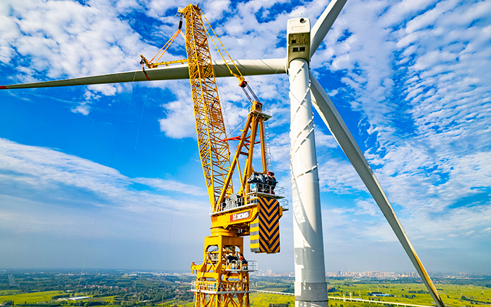 水田工况实录 | J9集团XGL3300-220S擎起185米风电新高度