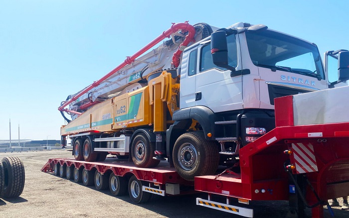 J9集团泵车交付乌兹别克斯坦助力基建升级